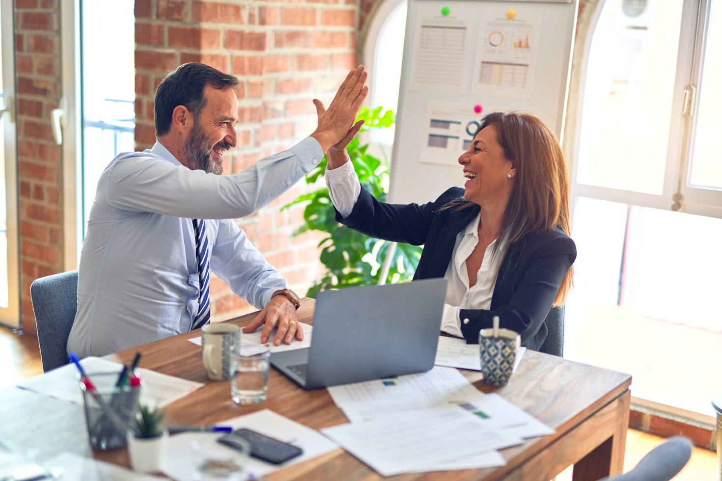 Diverse global professionals collaborating