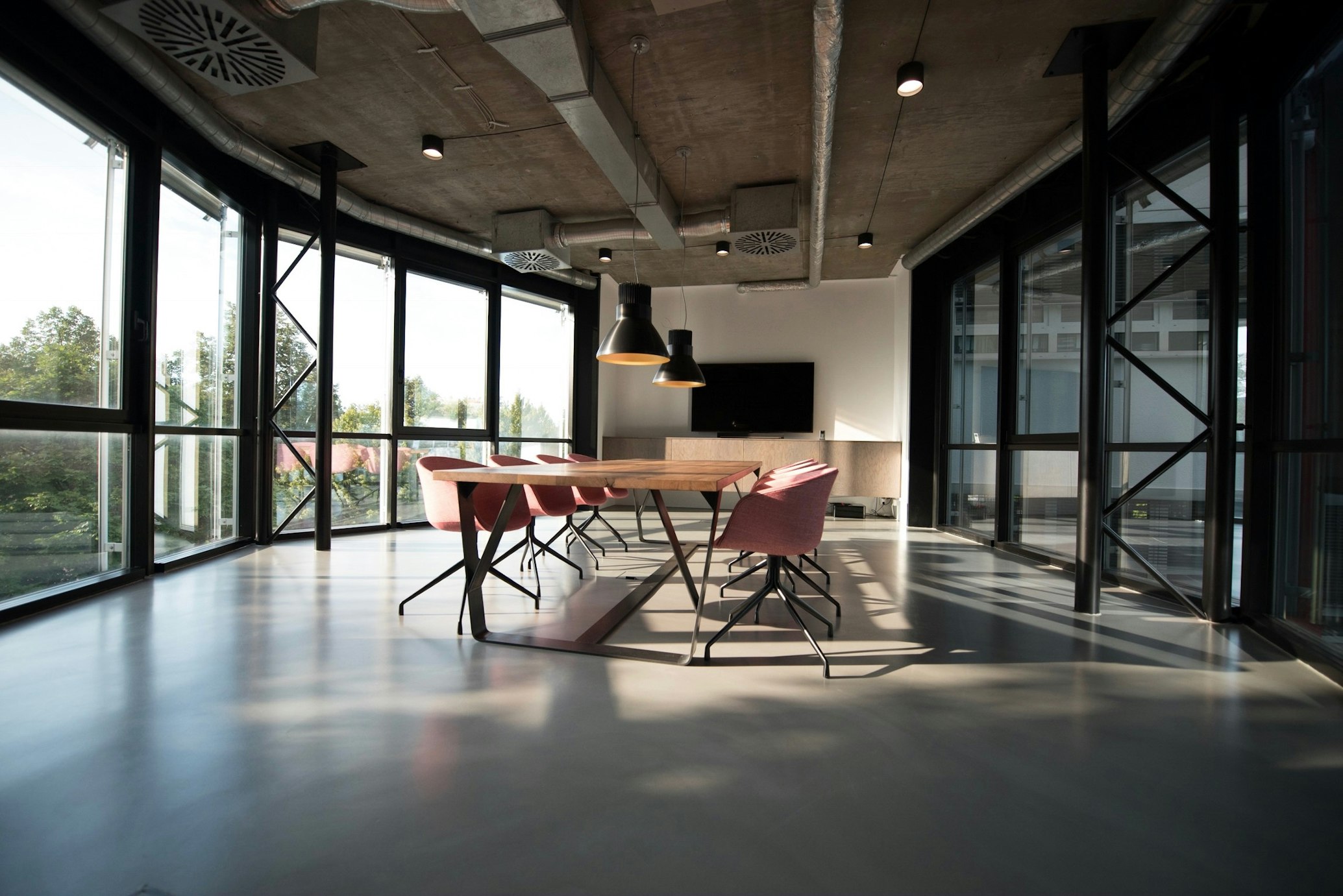 Elegant business setting
